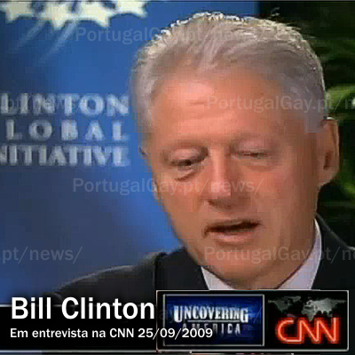 EUA: Bill Clinton é agora a favor da igualdade no casamento